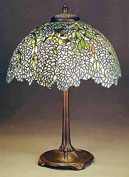 Laburnum blue Tiffany Lamp